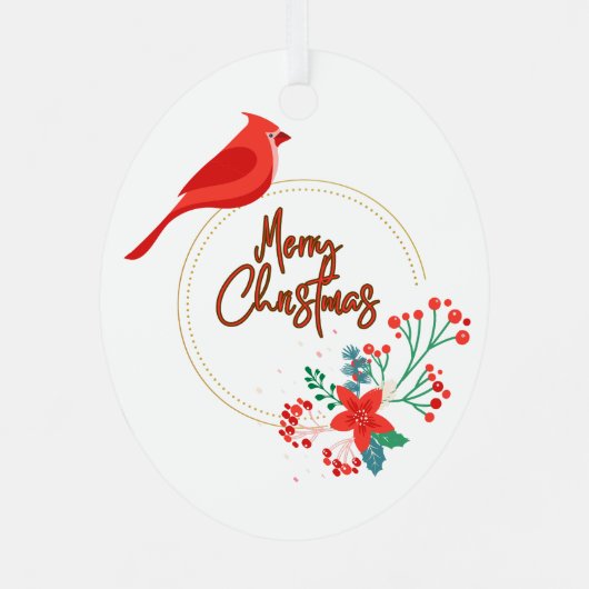 Design d'oiseaux avec ornement ovale en métal fleu (Verso)