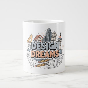 Design Droom Architectuur & Engineering Schets Extra Grote Beker