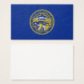 Design du drapeau de l'État du Nebraska (Devant & derrière)