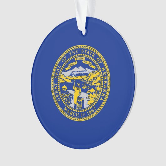 Design du drapeau de l'État du Nebraska (devant)