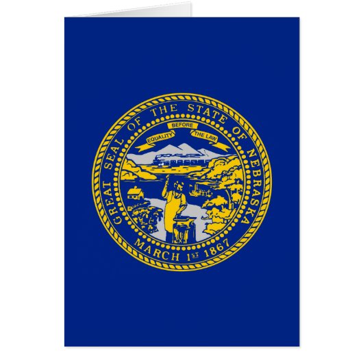 Design du drapeau de l'État du Nebraska (Devant)