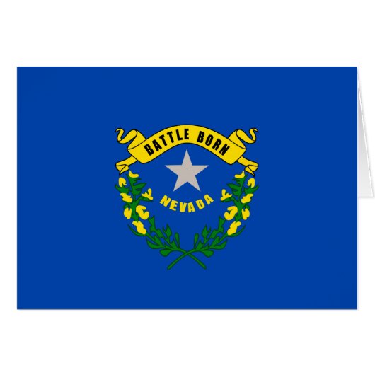 Design du drapeau d'état du Nevada (Devant horizontal)