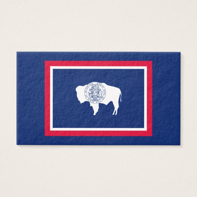 Design du drapeau d'état du Wyoming (Devant)