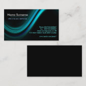 design électrique, carte de visite moderne (Devant / Derrière)