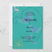 Design élégant de carte de mariage (Devant)