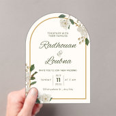 Design élégant de carte Faire-part de mariage flor (In situ (ordinateur de poche))