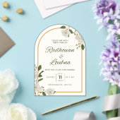 Design élégant de carte Faire-part de mariage flor (Insitu (Mariage))