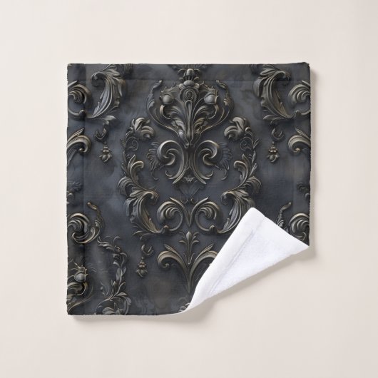 Design élégant de décoration gothique (Gant de toilette)