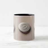 Design élégant de logo 3D moderne Mug (Centre)