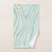 design élégant en marbre liquide peint à la main a (Serviette à main)