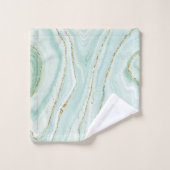 design élégant en marbre liquide peint à la main a (Gant de toilette)