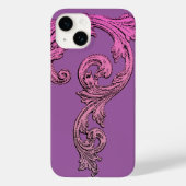 Design élégant Goth dans Purple iPhone 6 Coque (Verso)