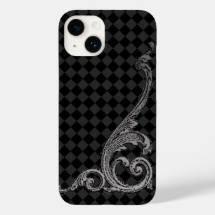 Design élégant Goth Swirl en gris iPhone 6 Coque