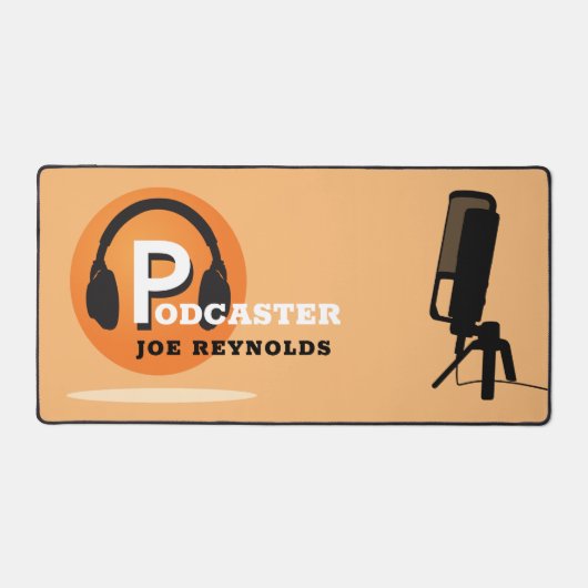 Design élégant, Podcaster, Podcast (Recto)