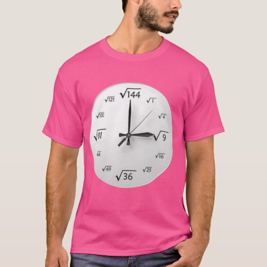 Design élégant t-shirt Clock (Devant)