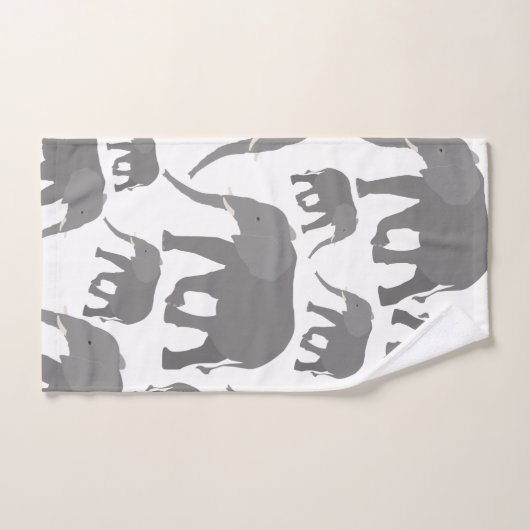 Design éléphant (Serviette à main)