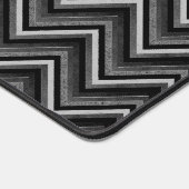 Design en argent et en noir Chevron (Coin)