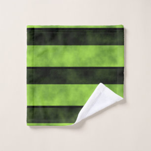 Design en bande verte et noire