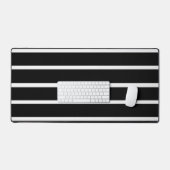 Design en bandes noir et blanc (Clavier et souris)