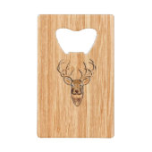 Design en bois de cerf de queue blanche Buck (Devant)