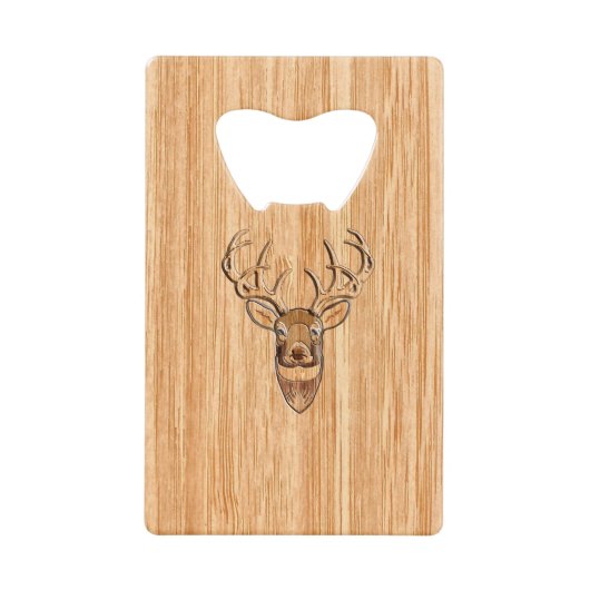 Design en bois de cerf de queue blanche Buck (Devant)