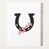 Design équestre magnifique avec fer à cheval à fle (Dos)