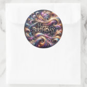 Design étincelant autocollants d'anniversaire (Sac)