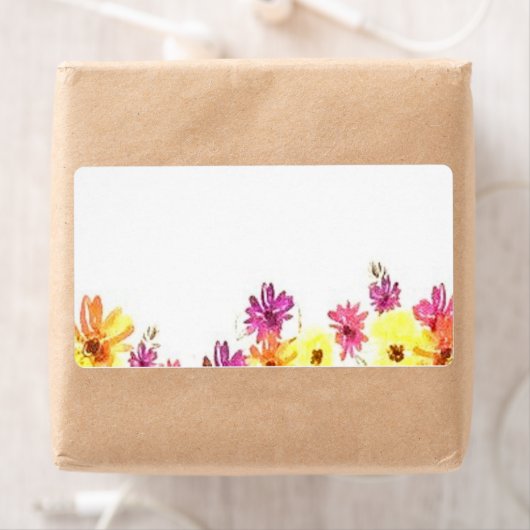 DESIGN Étiquette de adresse ART STYLE (En situation)