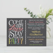 Design faire-part de mariage amusant (Debout devant)