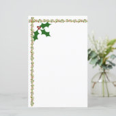 Design Feuille holly (avec éléments correspondants (Debout devant)