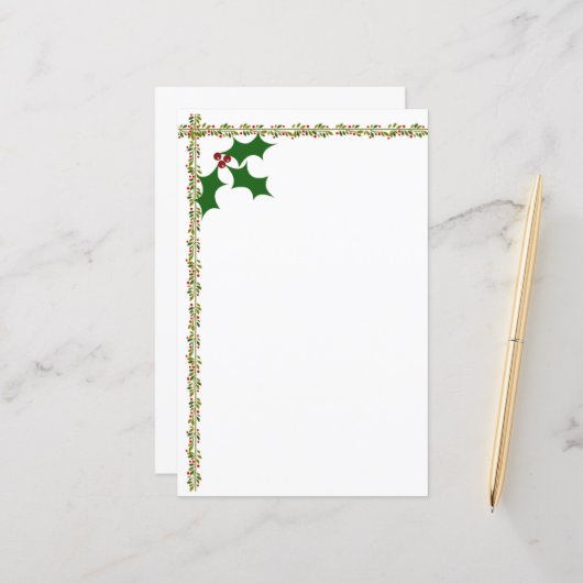 Design Feuille holly (avec éléments correspondants (Devant/Arrière en situation)