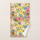 Design fleuri élégant du jardin (Serviette à main)