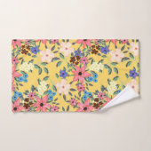 Design fleuri élégant du jardin (Serviette à main)