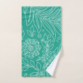 Design floral 34 (Serviette à main)
