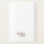 Design floral avec nom du propriétaire personnel (Dos)