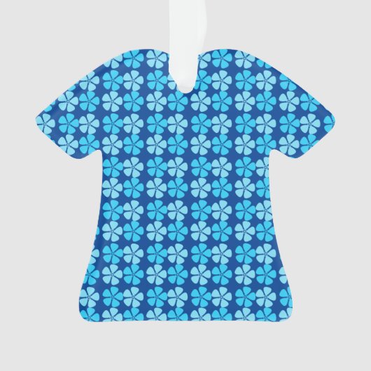 Design floral bleu mignon (devant)