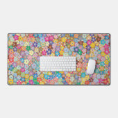 Design floral coloré (Clavier et souris)
