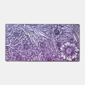 Design floral complexe dans les tons violets et bl (Recto)