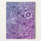 Design floral complexe dans les tons violets et bl (Dos)