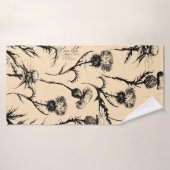 design floral, décoration d'intérieur, décoration (Serviette de bain)