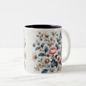 Design floral Elegant café Mug (Devant droit)