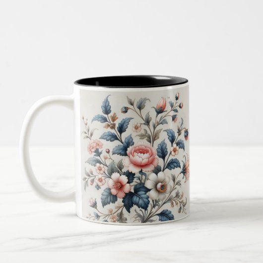 Design floral Elegant café Mug (Gauche)