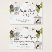 Design floral moderne w Cages d'oiseaux et art Ins (Devant & derrière)