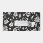Design floral noir (Clavier et souris)