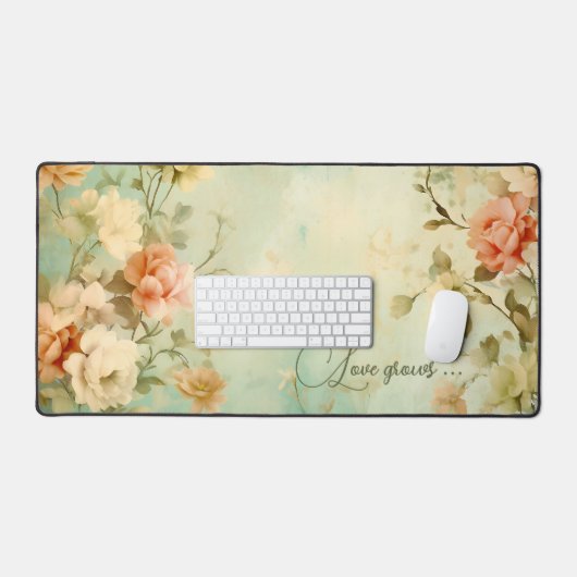 Design Floral Rose (Clavier et souris)