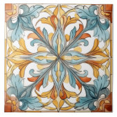 Design floral sur carreaux en céramique (Devant)