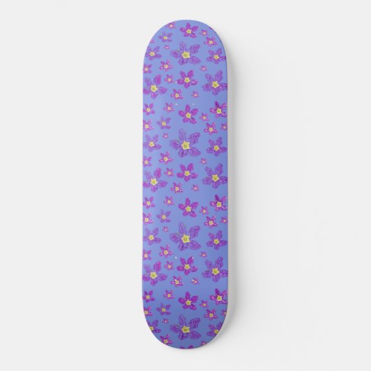 Design floral sur skateboard (Recto)