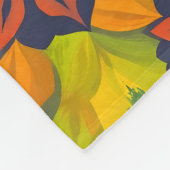 Design floral vif pour couvertures et lits (Coin)