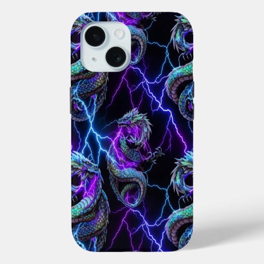 Design futuriste iPhone 15 Coque par Quantum Verse (Verso)
