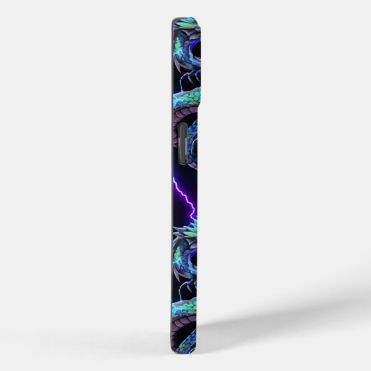 Design futuriste iPhone 15 Coque par Quantum Verse (Verso / Droite)